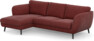 Madison Lux - 2-sits soffa med schäslong vänster - Rosa