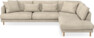 Harper - 3-sits soffa med divan höger - Beige