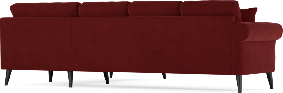 Eden - Hörnsoffa, 3+2-sits - Röd