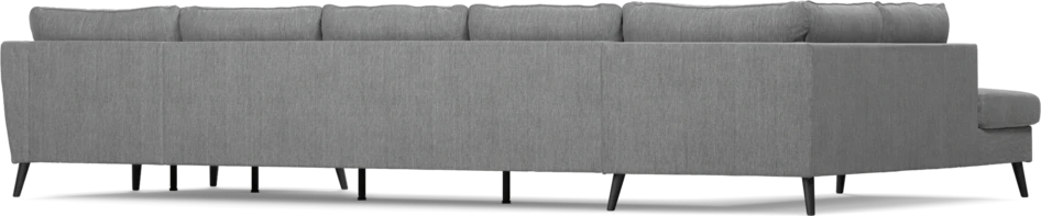 County - 4-sits soffa med divan vänster och schäslong höger - Grå