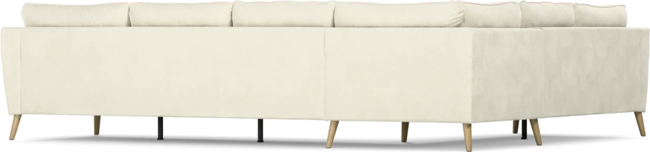 County - Hörnsoffa, 2+3-sits - Vit