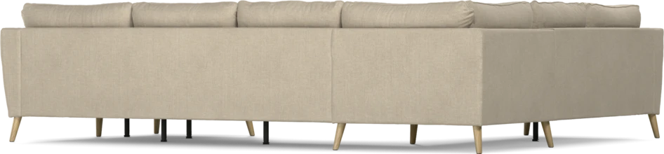 County - Hörnsoffa, 2+3-sits med schäslong höger - Beige