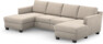 Friday - 2-sits soffa med två schäslonger - Beige