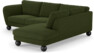 Madison - 2-sits soffa med divan höger - Grön