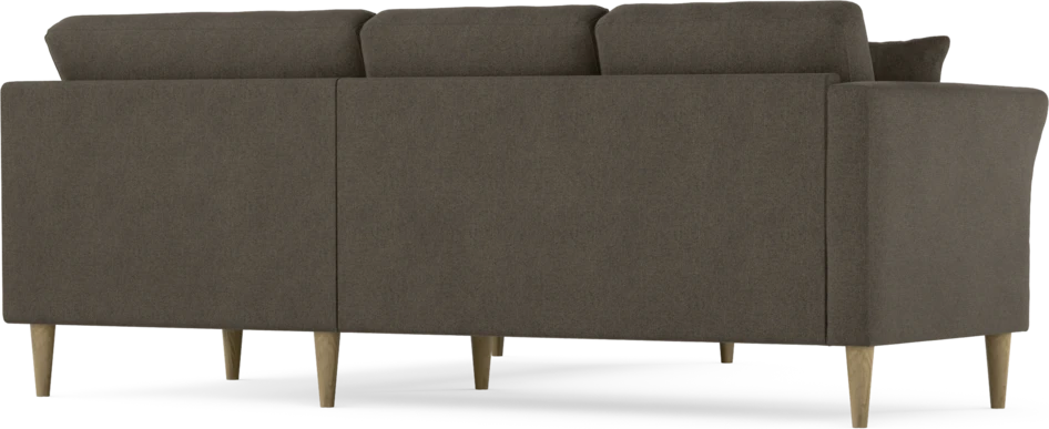 Eden - Hörnsoffa, 2+2-sits - Brun