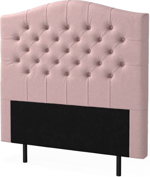 New York välvd - Sänggavel, 90-210 cm - Rosa