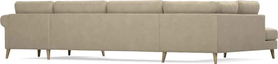Bridge - 3-sits soffa med divan vänster och schäslong höger - Beige