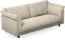 Cherrie - 2,5-sits soffa, hel dyna, fast klädsel - Beige