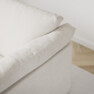 Cherrie - 3-sits soffa med kappa - Vit