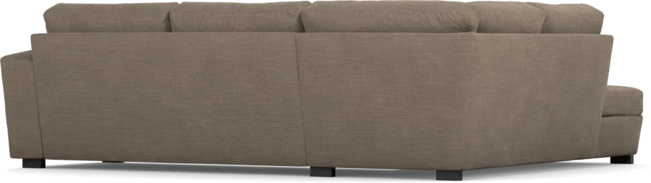 Friday - 2,5-sits soffa med divan vänster - Brun