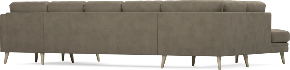 Eden - 3-sits soffa med divan vänster och schäslong höger - Beige