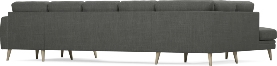 Eden - 3-sits soffa med divan vänster och schäslong höger - Grå