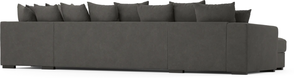 Town - 3-sits soffa med divan höger och schäslong vänster - Brun