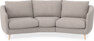 Madison - 3-sits soffa svängd, 70 cm - Beige