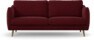 Madison Lux - 3-sits soffa - Röd