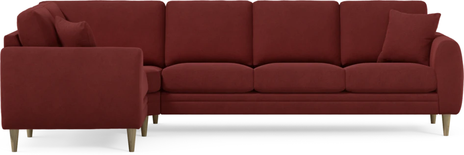 Eden - Hörnsoffa, 1+3-sits - Röd