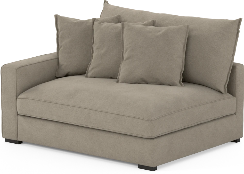 Rossi - 2-sits med armstöd vänster - Beige