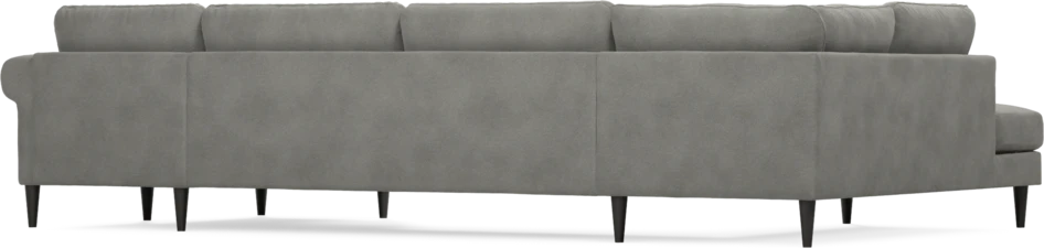 Bridge - 3-sits soffa med divan vänster och schäslong höger - Grå
