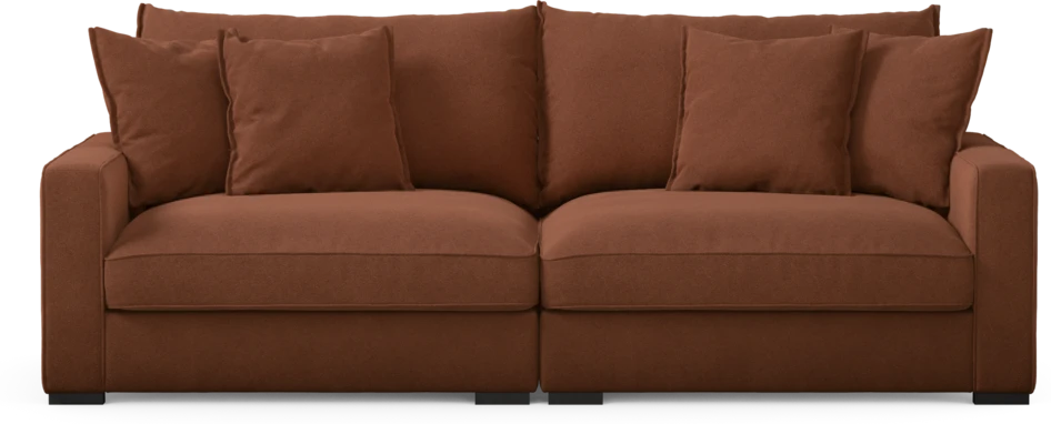 Rossi - 3-sits soffa - Orange