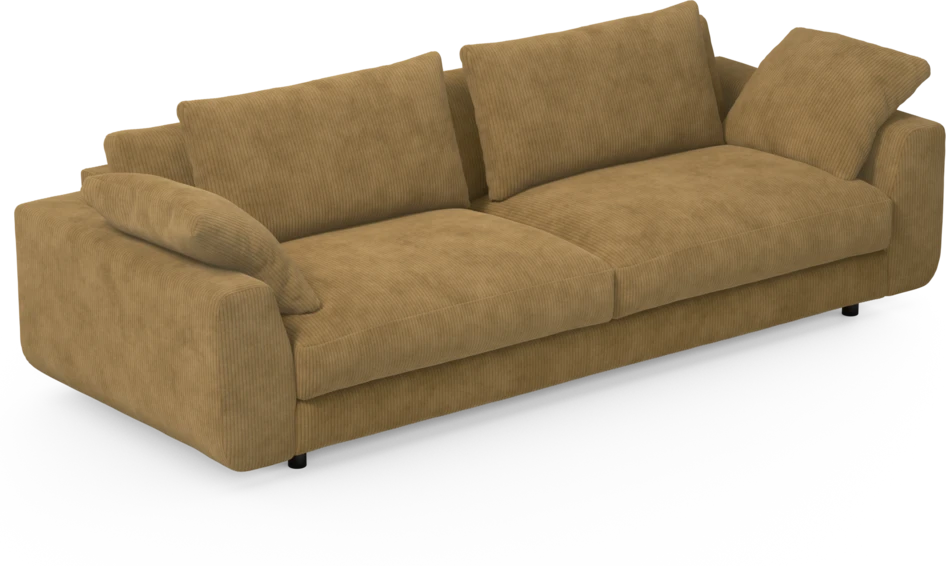 Amie - 4-sits soffa - Gul