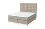 Sleep Delux - Kontinentalsäng, dubbelsäng med bäddmadrass Sense Delux - Beige