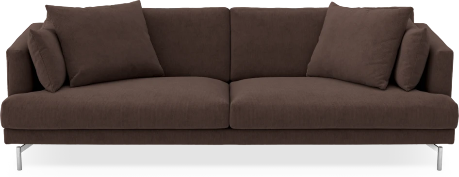 Harper - 4-sits soffa - Brun