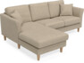 Eden - 2-sits soffa med schäslong - Beige