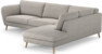 Madison Lux - 3-sits soffa med divan höger - Grå