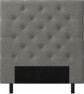Delux Pikerad - Sänggavel, 90-210 cm - Grå