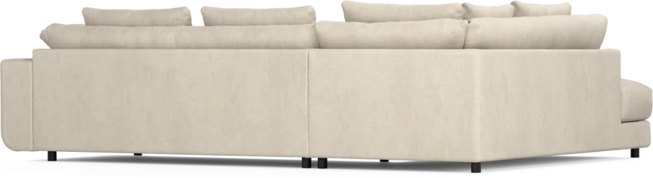 Amie - 3-sits med divan vänster - Vit