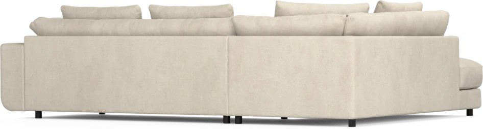 Amie - 3-sits med divan vänster - Vit