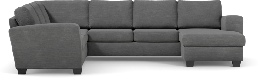 Friday - Hörnsoffa, 2+3-sits med schäslong höger - Grå