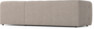 Bella - 3-sits soffa med divan höger - Beige