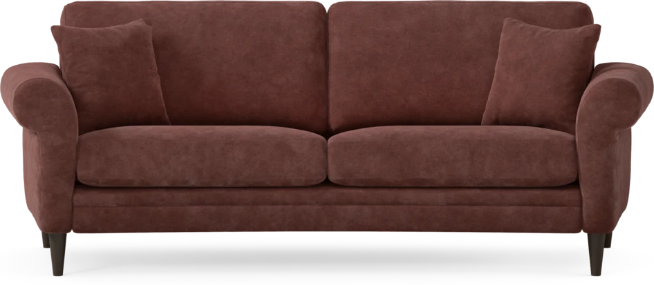 Eden - 2,5-sits soffa svängd - Röd