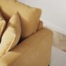 Mila - 3-sits soffa - Gul