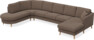 Eden - 3-sits soffa med divan vänster och schäslong höger - Beige