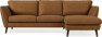 Madison - 2-sits soffa med schäslong höger - Brun