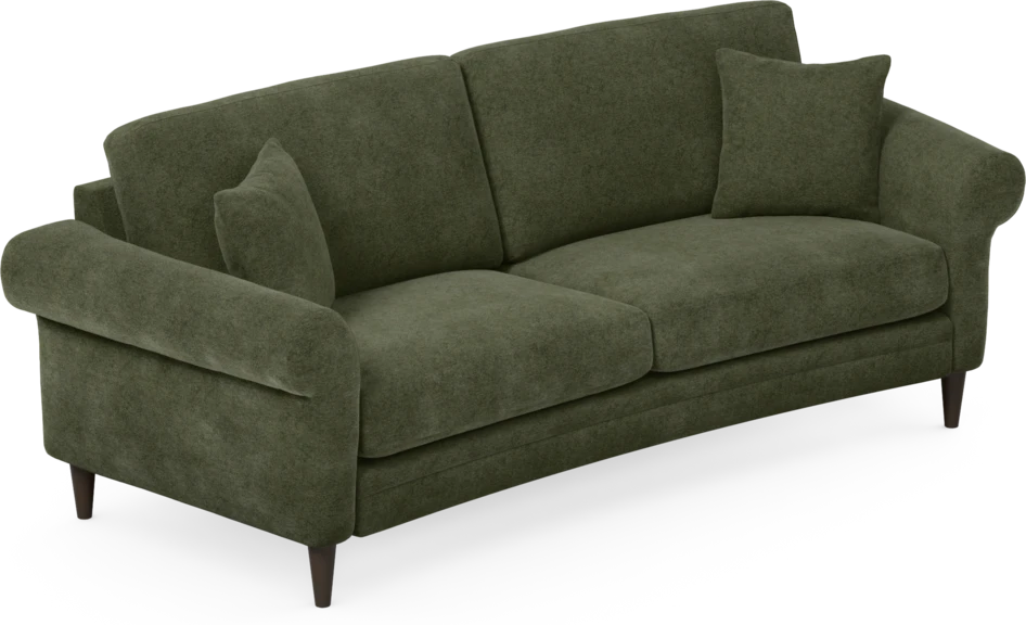Eden - 2,5-sits soffa svängd - Grön