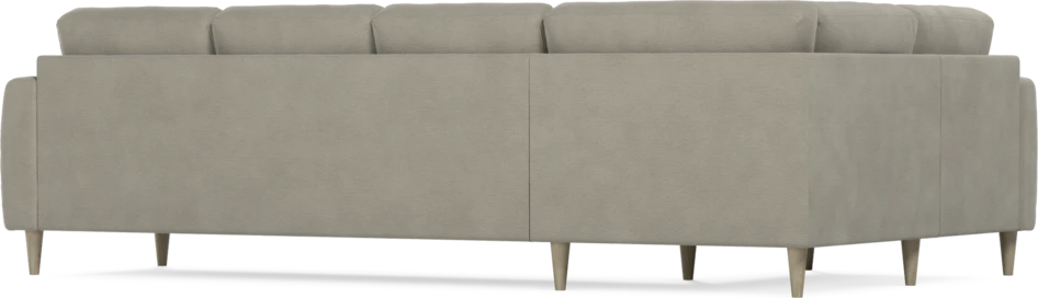 Eden - Hörnsoffa, 1+3-sits - Brun