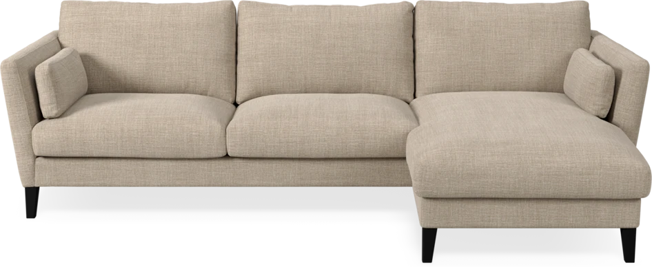Winston - 3-sits soffa med schäslong, vändbar - Beige