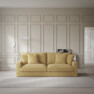 Rossi - 3-sits soffa - Gul