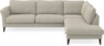 Bridge - 3-sits soffa med divan höger - Brun