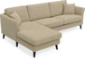 Eden - 2,5-sits soffa med schäslong - Beige