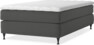Delux Sense - Kontinentalsäng, enkelsäng 120 cm med bäddmadrass - Grå
