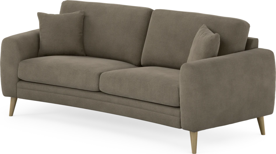Eden - 2,5-sits soffa svängd - Beige