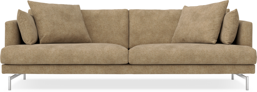 Harper - 4-sits soffa - Brun