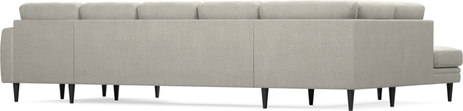 Eden - 3-sits soffa med divan vänster och schäslong höger - Grå