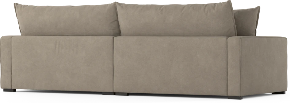 Rossi - 2-sits soffa med schäslong XL höger - Beige