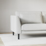 Willow - 3-sits soffa med divan vänster, fast klädsel - Vit