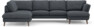 Madison Lux - 2-sits soffa med divan vänster och schäslong höger - Vit